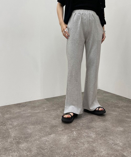 apres jour mignon(アプレジュールミニョン)の「センターシームフレアパンツ【ZOZOTOWN限定アイテム】(その他パンツ・レディース・ブラック/杢グレー/グリーン/ピンク/レッド/パープル/ダークグリーン/ボルドー・MEDIUM/SMALL/X-LARGE)」の17枚目の写真