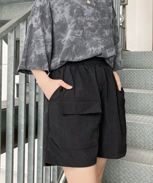 Figments（フィグメンツ）の「ナイロンショーパン（その他パンツ・レディース・ブラック/ブルー・FREE）」の2枚目の写真