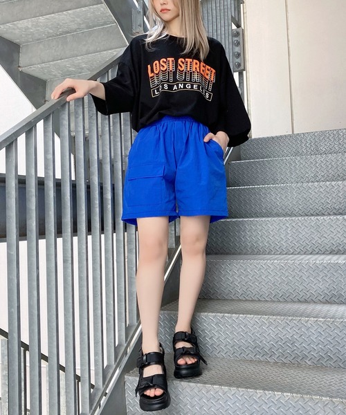 Figments（フィグメンツ）の「ナイロンショーパン（その他パンツ・レディース・ブラック/ブルー・FREE）」の7枚目の写真