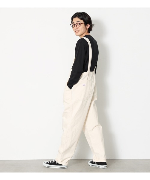 Lee（リー）の「ルーズシルエット ビブオーバーオール（サロペット/オーバーオール・メンズ・オフホワイト/インディゴブルー/ワンウォッシュ/ライトインディゴブルー/ブラック・SMALL/MEDIUM/LARGE/X-LARGE）」の8枚目の写真