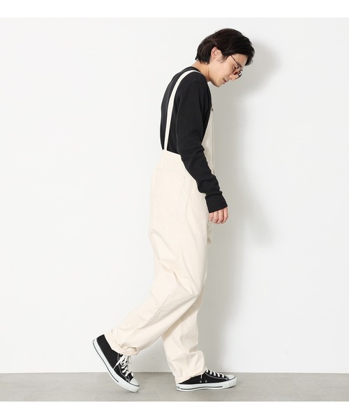 Lee（リー）の「ルーズシルエット ビブオーバーオール（サロペット/オーバーオール・メンズ・オフホワイト/インディゴブルー/ワンウォッシュ/ライトインディゴブルー/ブラック・SMALL/MEDIUM/LARGE/X-LARGE）」の9枚目の写真