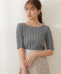 PROPORTION BODY DRESSING | パールショルダーニット / 1211270802(ニット/セーター)