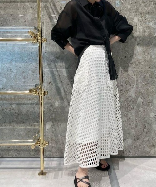 スカート Taylor flare skirt FLARE SK MESH | KNIT | MADISONBLUE