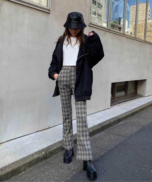 RASVOA（ラスボア）の「デニムオーバーライダースジャケット（ライダースジャケット・レディース・ブラック・FREE）」の12枚目の写真