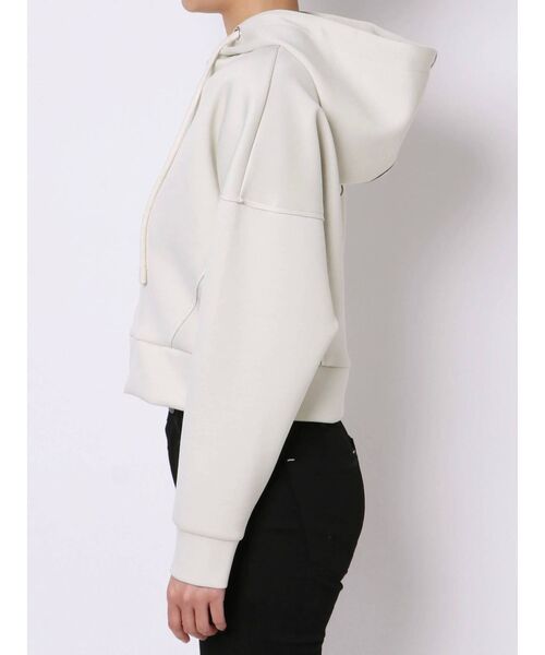 EMODA（エモダ）の「ボンディングジップフーディー（パーカー・レディース・ブラック/ブラウン/アイボリー・FREE）」の19枚目の写真