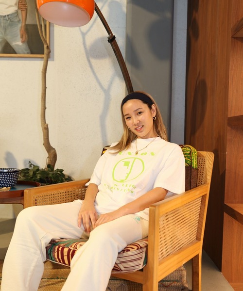 UNION(UNION TOKYO)(ユニオン)の「KTL TEE UNION ユニオン Tシャツ(Tシャツ/カットソー・メンズ・ホワイト×グリーン/グレー/ブラック×イエロー/ホワイト/ブルー/ホワイト×ピンク・SMALL/X-LARGE/LARGE/MEDIUM)」の3枚目の写真