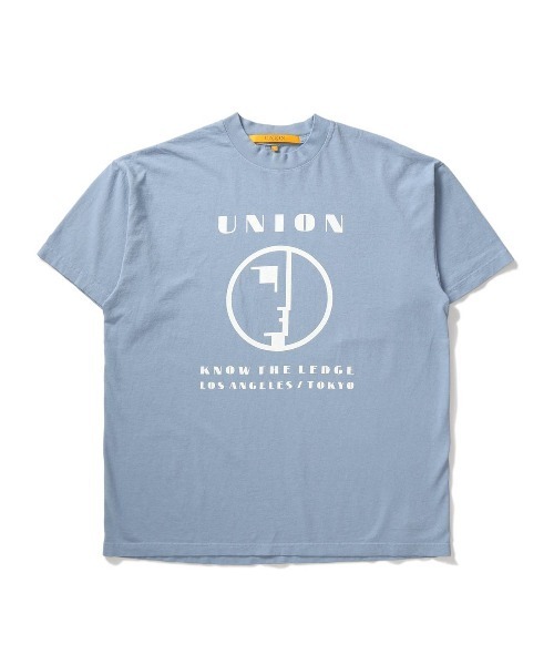 UNION(UNION TOKYO)(ユニオン)の「KTL TEE UNION ユニオン Tシャツ(Tシャツ/カットソー・メンズ・ホワイト×グリーン/グレー/ブラック×イエロー/ホワイト/ブルー/ホワイト×ピンク・SMALL/X-LARGE/LARGE/MEDIUM)」の6枚目の写真