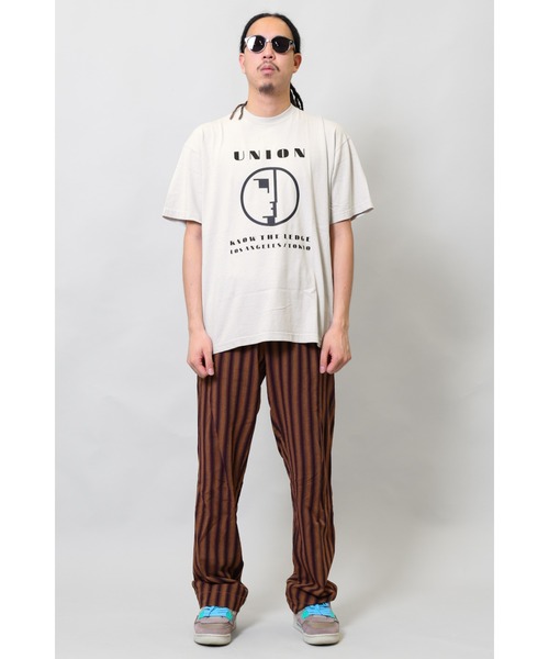 UNION(UNION TOKYO)(ユニオン)の「KTL TEE UNION ユニオン Tシャツ(Tシャツ/カットソー・メンズ・ホワイト×グリーン/グレー/ブラック×イエロー/ホワイト/ブルー/ホワイト×ピンク・SMALL/X-LARGE/LARGE/MEDIUM)」の20枚目の写真