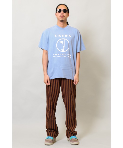 UNION(UNION TOKYO)(ユニオン)の「KTL TEE UNION ユニオン Tシャツ(Tシャツ/カットソー・メンズ・ホワイト×グリーン/グレー/ブラック×イエロー/ホワイト/ブルー/ホワイト×ピンク・SMALL/X-LARGE/LARGE/MEDIUM)」の21枚目の写真