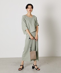 ブランド古着 Azul By Moussy アズールバイマウジー レディース のワンピース グリーン カーキ 緑色系 半袖 古着通販 Zozoused
