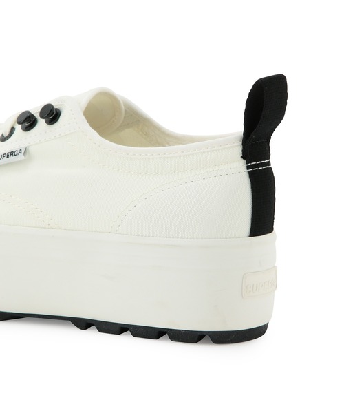MADEMOISELLE ROPE'（マドモアゼル ロペ）の「【SUPERGA】プラットフォームスニーカー（スニーカー・レディース・オフホワイト・36/37/38）」の3枚目の写真