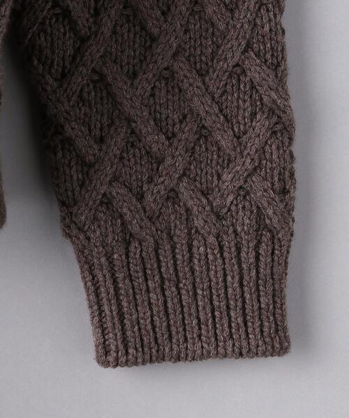 Camoshita（カモシタ）の「＜Camoshita（カモシタ）＞ ニット ブルゾン（ニット/セーター・メンズ・ベージュ/モカ・S/L/M）」の16枚目の写真