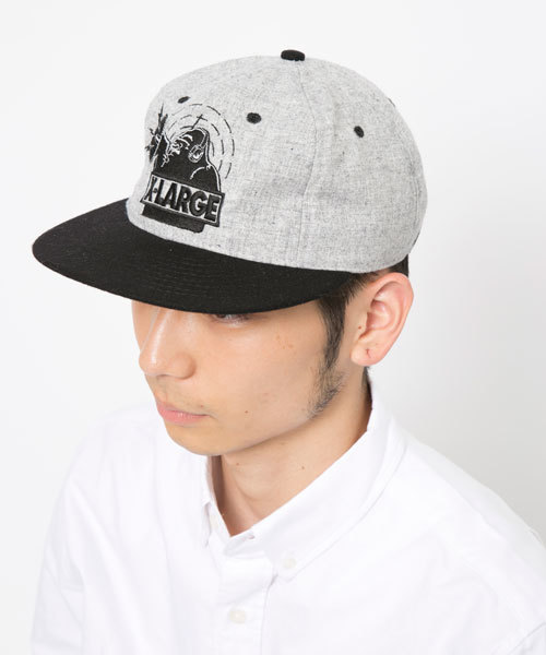 XLARGE（エクストララージ）の「BULLHORN OG BB CAP EF（キャップ・メンズ・ブラック/グレー/ネイビー・ONE SIZE）」の9枚目の写真