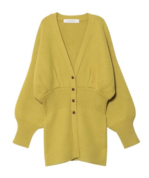 LAGUNAMOON（ラグナムーン）の「ウエストマークペプラムカーディガン（カーディガン/ボレロ・レディース・ブラック/ベージュ/グリーン系その他・FREE）」の9枚目の写真