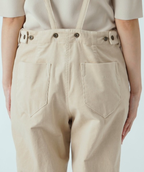 RIVE DROITE（リヴドロワ）の「楽してオシャレ見えが叶う　ストレッチコールサロペット（サロペット/オーバーオール・レディース・ベージュ/キャメル・FREE）」の22枚目の写真