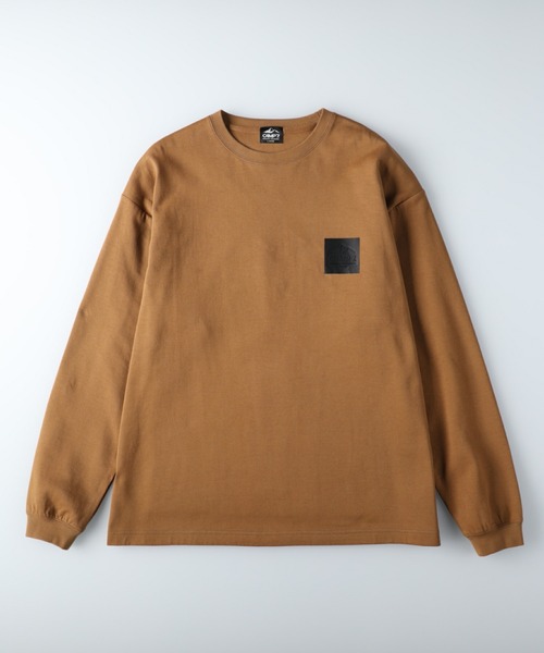 CAMP7(キャンプセブン)の「【CAMP7】エンボスロゴロンT(Tシャツ/カットソー・メンズ・ブラック/ネイビー/オフホワイト/ベージュ/ブラウン/グリーン・L/XL/S/M)」の18枚目の写真