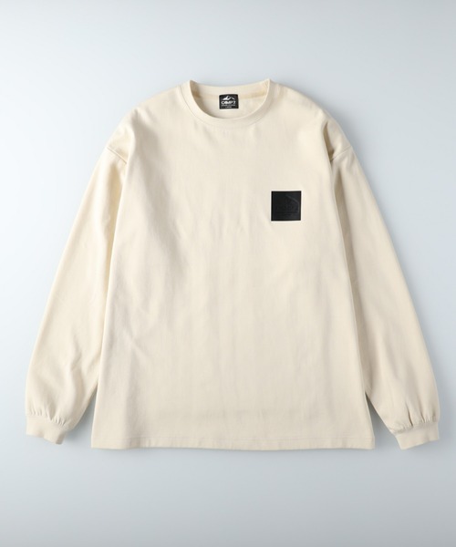 CAMP7(キャンプセブン)の「【CAMP7】エンボスロゴロンT(Tシャツ/カットソー・メンズ・ブラック/ネイビー/オフホワイト/ベージュ/ブラウン/グリーン・L/XL/S/M)」の7枚目の写真