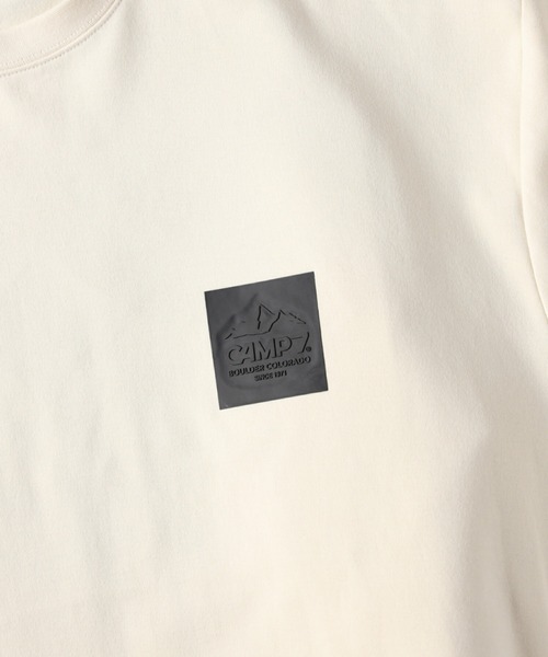 CAMP7(キャンプセブン)の「【CAMP7】エンボスロゴロンT(Tシャツ/カットソー・メンズ・ブラック/ネイビー/オフホワイト/ベージュ/ブラウン/グリーン・L/XL/S/M)」の10枚目の写真