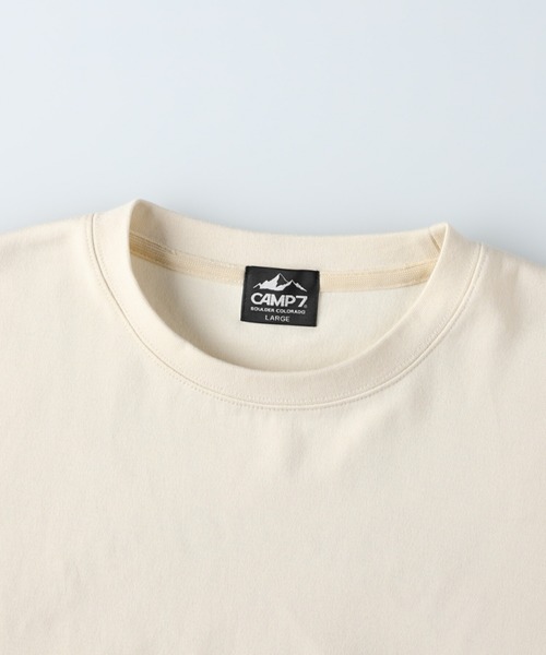 CAMP7(キャンプセブン)の「【CAMP7】エンボスロゴロンT(Tシャツ/カットソー・メンズ・ブラック/ネイビー/オフホワイト/ベージュ/ブラウン/グリーン・L/XL/S/M)」の13枚目の写真