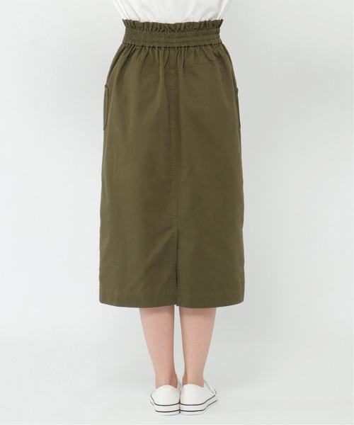 ikka（イッカ）の「ミリタリーIラインスカート（スカート・レディース・ベージュ/ネイビー/オリーブ・M/L）」の12枚目の写真
