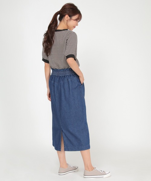 ikka（イッカ）の「ミリタリーIラインスカート（スカート・レディース・ベージュ/ネイビー/オリーブ・M/L）」の17枚目の写真