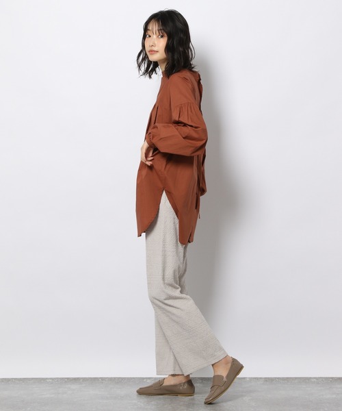 LAKOLE（ラコレ）の「パイルジャカードパンツ / 956945（その他パンツ・レディース・カーキ/スモーク/サンドグレー・SMALL/MEDIUM）」の7枚目の写真