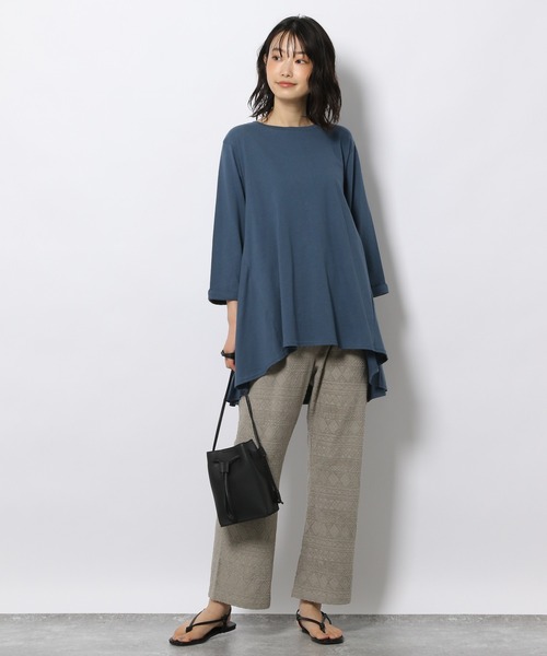 LAKOLE（ラコレ）の「パイルジャカードパンツ / 956945（その他パンツ・レディース・カーキ/スモーク/サンドグレー・SMALL/MEDIUM）」の5枚目の写真