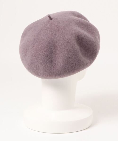 ehka sopo（エヘカソポ）の「バスクベレー（ハンチング/ベレー帽・レディース・ブラック/キャメル/ラベンダー・ﾌﾘ-）」の4枚目の写真