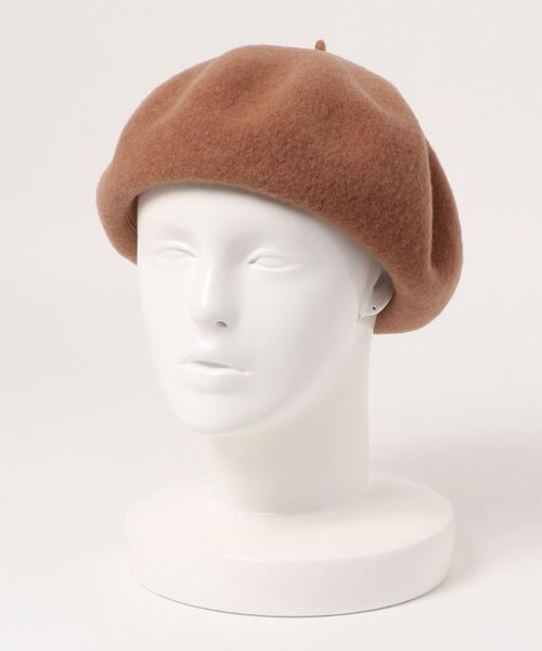 ehka sopo（エヘカソポ）の「バスクベレー（ハンチング/ベレー帽・レディース・ブラック/キャメル/ラベンダー・ﾌﾘ-）」の7枚目の写真