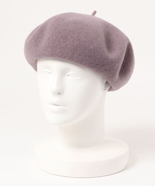 ehka sopo（エヘカソポ）の「バスクベレー（ハンチング/ベレー帽・レディース・ブラック/キャメル/ラベンダー・ﾌﾘ-）」の5枚目の写真