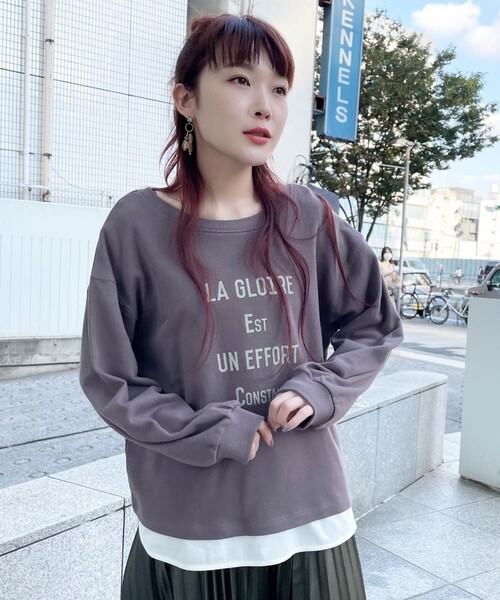 セール カレッジロゴ裏毛プルオーバー スウェット The Shop Tk ザ ショップ ティーケー のファッション通販 Zozotown