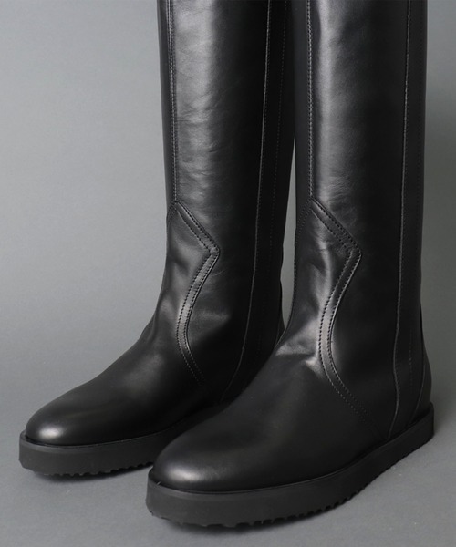 FABIO RUSCONI（ファビオルスコーニ）の「【 FABIO RUSCONI / ファビオルスコーニ 】 SETA / レザーロングブーツ（ブーツ・レディース・ブラック・38/35/36/37）」の10枚目の写真