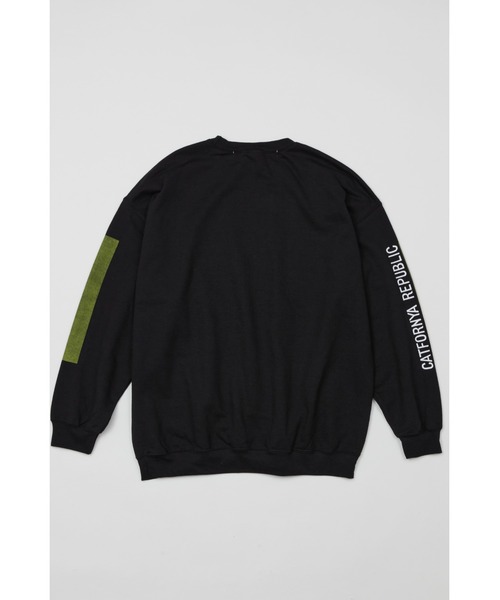 AlexanderLeeChang（アレキサンダーリーチャン）の「AlexanderLeeChang/アレキサンダーリーチャン CATFORNYA CREW クルーネックスウェット（スウェット・メンズ・グレー/オレンジ/ブラック・2/4/3）」の12枚目の写真
