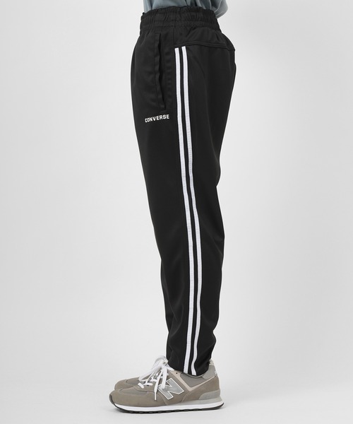 CONVERSE（コンバース）の「【CONVERSE/コンバース】 ワンポイント ライン入り トラックパンツ/ ジャージ（スウェットパンツ・メンズ・ブラック/ブラック系その他・M/L/XL）」の12枚目の写真