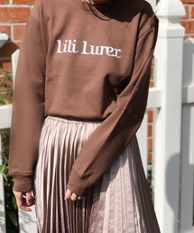Banner Barrett | 【Lili Lurex】フロッキーロゴトレーナー(Tシャツ/カットソー)