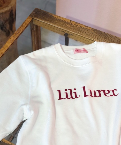 Banner Barrett（バナーバレット）の「【Lili Lurex】フロッキーロゴトレーナー（Tシャツ/カットソー・レディース・ボルドー/ホワイト/ブラウン・38）」の14枚目の写真