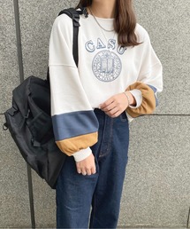 袖配色スウェット【ZOZOTOWN限定アイテム】