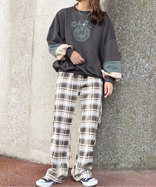 apres jour（アプレジュール）の「袖配色スウェット【ZOZOTOWN限定アイテム】（スウェット・レディース・その他/アイボリー/ブラック・フリー/X-LARGE）」の18枚目の写真