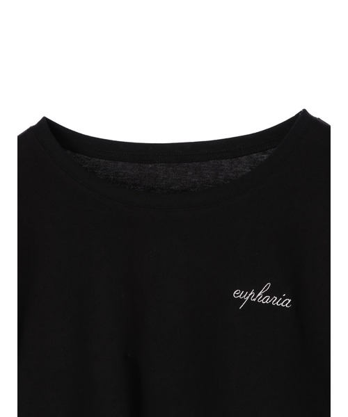 DURAS（デュラス）の「袖ボリュームバックプリントトップス（Tシャツ/カットソー・レディース・ホワイト/ブラック/ベージュ・FREE）」の14枚目の写真
