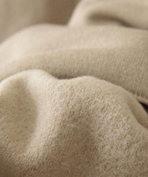 KANGOL（カンゴール）の「【別注・コラボ】ZIP FIVE×KANGOL　オーバルロゴビックシルエットパーカー（パーカー・レディース・ホワイト/ベージュ/ネイビー/杢グレー/ベージュ系/ネイビー系/ブラック/ブルーグレー・X-LARGE/LARGE/MEDIUM）」の14枚目の写真