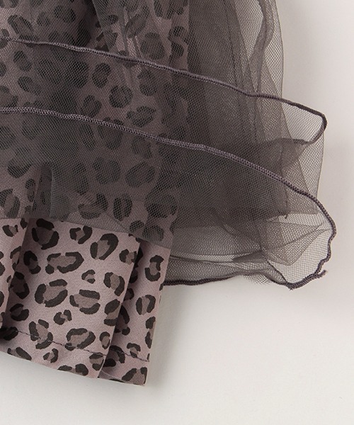 petit main（プティマイン）の「チュールつきレギンス（レギンス/スパッツ・キッズ・アイボリー/チャコール/ライトグレー/ライトピンク/グレー/オフホワイト・100cm/130cm/90cm/110cm/120cm/80ｃｍ）」の14枚目の写真