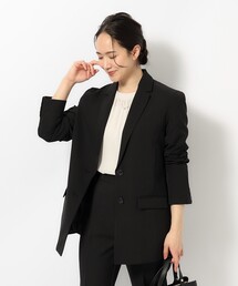 SHOO・LA・RUE | 【S-3L】ダブルクロスミドル丈テーラードジャケット(テーラードジャケット)