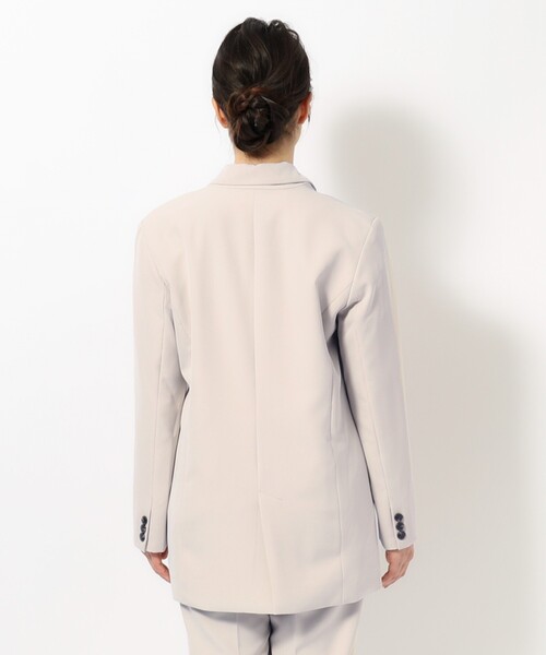 SHOO・LA・RUE（シューラルー）の「◆【S-3L】ダブルクロスミドル丈テーラードジャケット（テーラードジャケット・レディース・ブラック系1/ベージュ系その他5・01/02/03/04/05）」の13枚目の写真