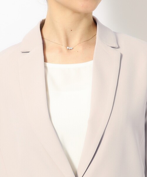 SHOO・LA・RUE（シューラルー）の「◆【S-3L】ダブルクロスミドル丈テーラードジャケット（テーラードジャケット・レディース・ブラック系1/ベージュ系その他5・01/02/03/04/05）」の12枚目の写真