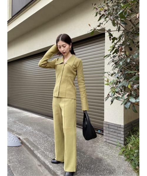 moussy LOOP パンツ LOOP YAM KNIT パンツ YAM KNIT パンツ 黒 MOUSSY