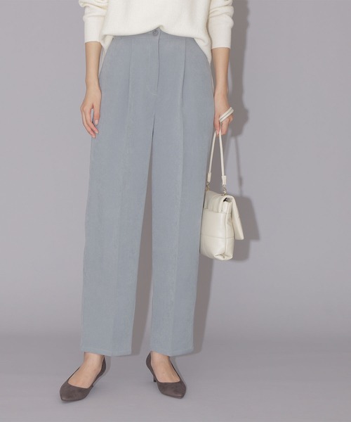 NATURAL BEAUTY BASIC（ナチュラルビューティーベーシック）の「パウダリーツイルイージーパンツ（その他パンツ・レディース・ベージュ/ブルー/オレンジ・SMALL/MEDIUM）」の22枚目の写真