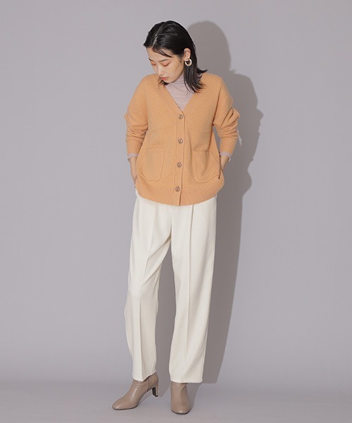 NATURAL BEAUTY BASIC（ナチュラルビューティーベーシック）の「パウダリーツイルイージーパンツ（その他パンツ・レディース・ベージュ/ブルー/オレンジ・SMALL/MEDIUM）」の12枚目の写真