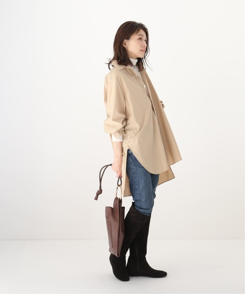 plage（プラージュ）の「Preciousタートルプルオーバー◆（ニット/セーター・レディース・ネイビー/ホワイト・38/36）」の5枚目の写真