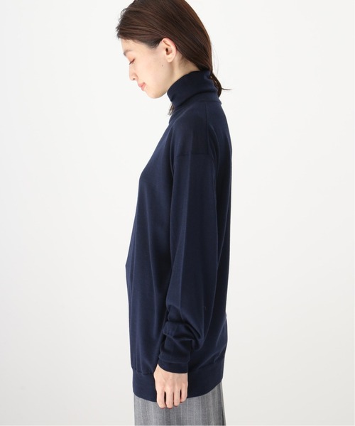 plage（プラージュ）の「Preciousタートルプルオーバー◆（ニット/セーター・レディース・ネイビー/ホワイト・38/36）」の14枚目の写真