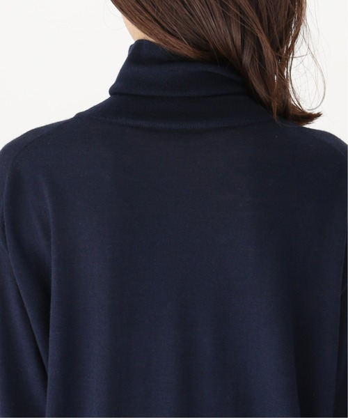 plage（プラージュ）の「Preciousタートルプルオーバー◆（ニット/セーター・レディース・ネイビー/ホワイト・38/36）」の19枚目の写真